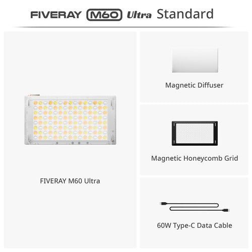 Zhiyun FIVERAY M60 RGB Pocket LED Light