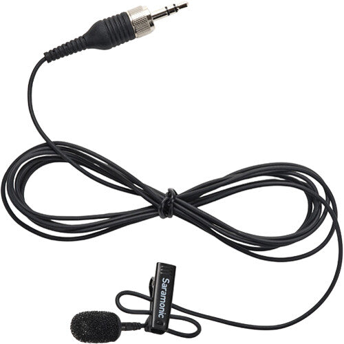 Saramonic K9-LAV Premium 3mm Omnidirectional Lavalier Microphone with 3.5mm Locking TRS Connector for Sony Wireless