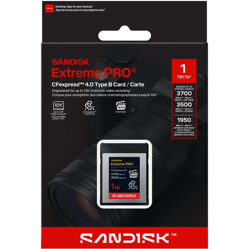 SanDisk 1TB Extreme PRO CFexpress 4.0 Type B Memory Card