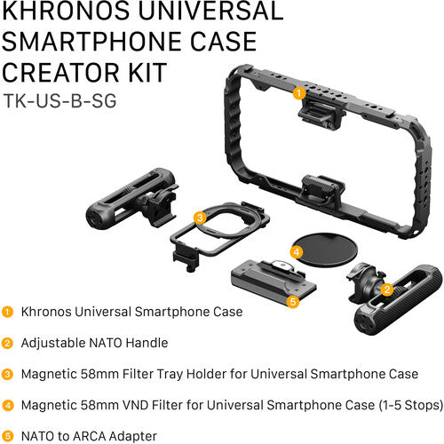 Tilta Khronos Universal Smartphone Case Creator Kit (Space Gray)