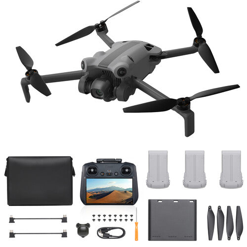 SKYROVER X1 Drone Fly More Combo with Remote Screen Controller (Gray)