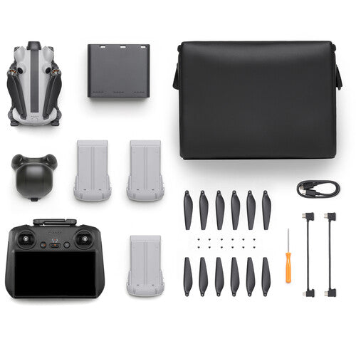 SKYROVER X1 Drone Fly More Combo with Remote Screen Controller (Gray)