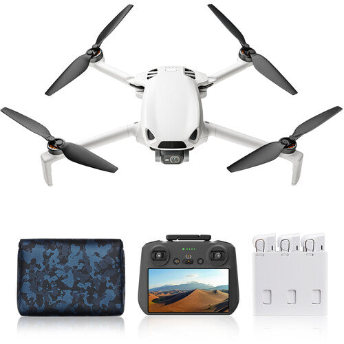 SKYROVER S1 Drone Fly More Combo with Remote Screen Controller (White)
