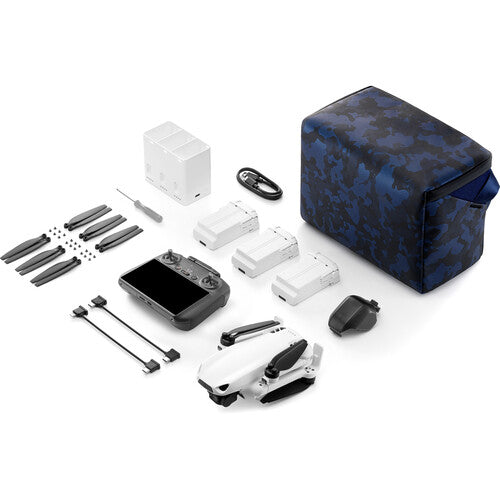 SKYROVER S1 Drone Fly More Combo with Remote Screen Controller (White)
