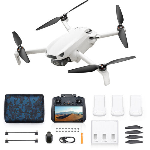 SKYROVER S1 Drone Fly More Combo with Remote Screen Controller (White)