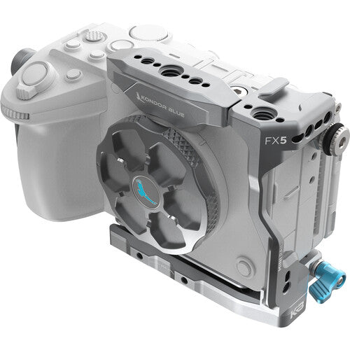 Kondor Blue Hybrid Camera Cage for Sony FX5 (Space Gray)