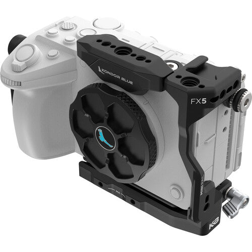 Kondor Blue Hybrid Camera Cage for Sony FX5 (Raven Black)