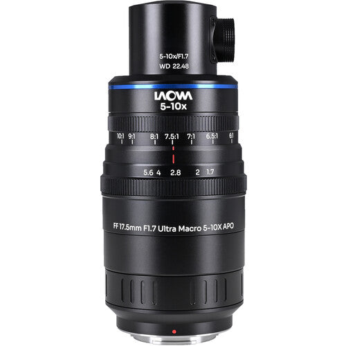 Venus Optics Laowa Aksen 17.5mm f/1.7 5-10x Ultra Macro APO Lens with Coaxial Illumination (FUJIFILM X)