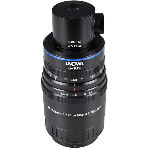 Venus Optics Laowa Aksen 17.5mm f/1.7 5-10x Ultra Macro APO Lens with Coaxial Illumination (FUJIFILM X)