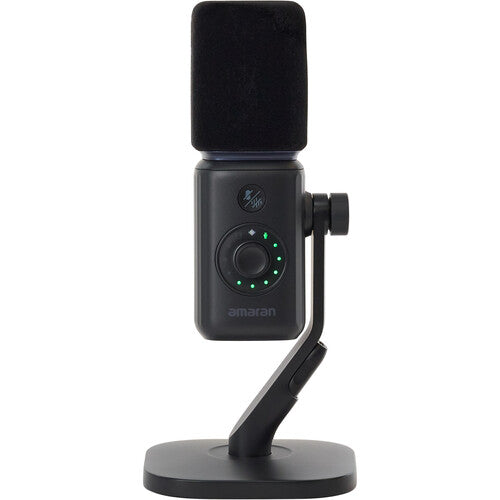 amaran Mic Wireless Dynamic Supercardioid Microphone Desktop Stand Kit (Charcoal)