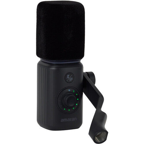 amaran Mic Wireless Dynamic Supercardioid Microphone Desktop Stand Kit (Charcoal)