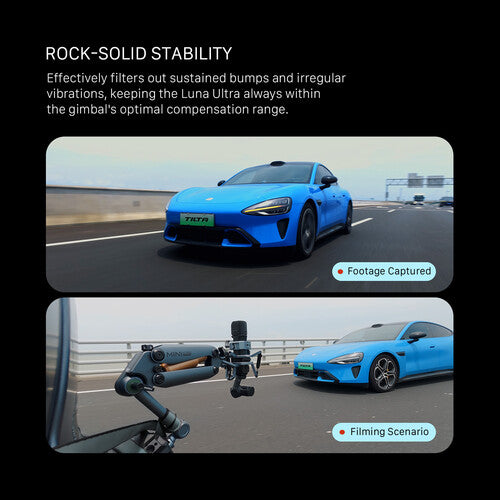 Tilta Shock-Absorbing Head for Hydra Alien Mini & Insta360 Luna Ultra (Titanium Gray)