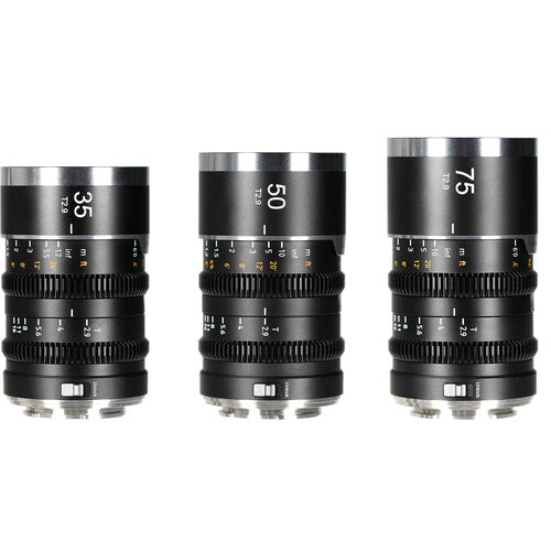 Sirui Saturn V2 T2.9 1.6x Full Frame Anamorphic 3-Lens Set (Sony E, Neutral Flare)