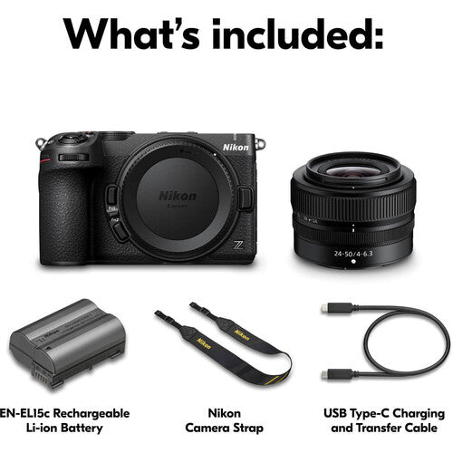 Nikon Z5 IIC Mirrorless Camera with 24-50mm f/4-6.3 Lens (Black)
