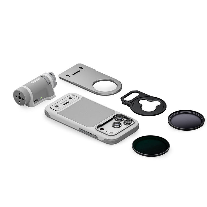 Tilta Khronos Lite iPhone 17 Pro Creator Kit (Light Gray)