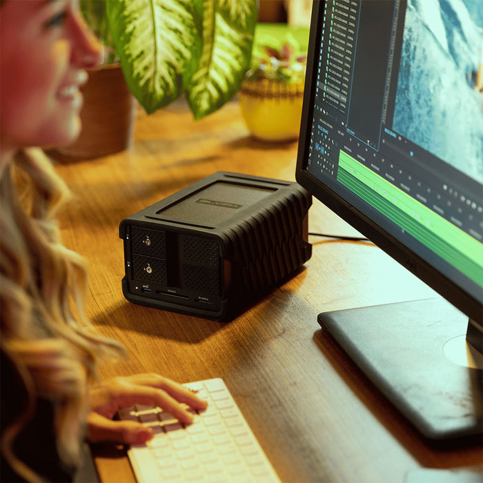 Glyph Technologies 8TB Blackbox PRO RAID Desktop Drive (2 x 4TB, Thunderbolt 3)