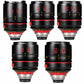 Angenieux Optimo Prime 5 Lens Set (Feet) *Open Box Kit Special*