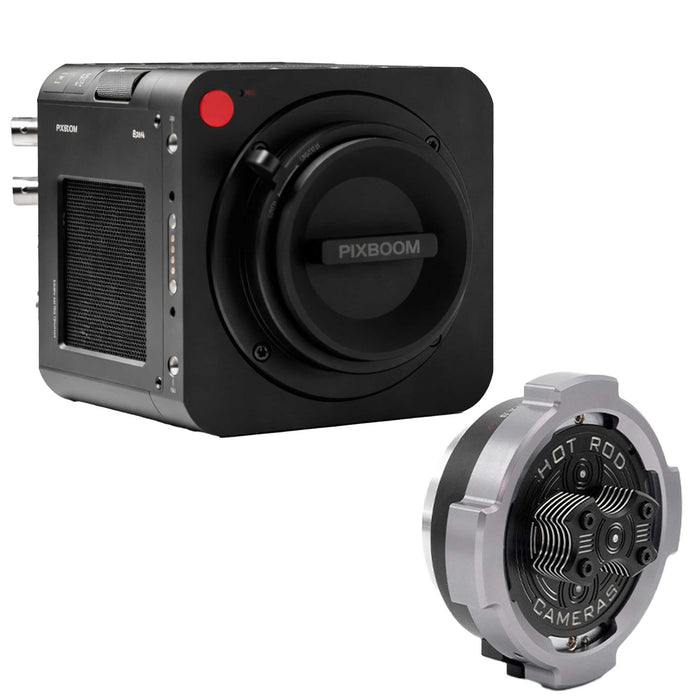 Pixboom Spark Camera with Hot Rod Cameras PL to E Adapter Bundle Kit (Black)