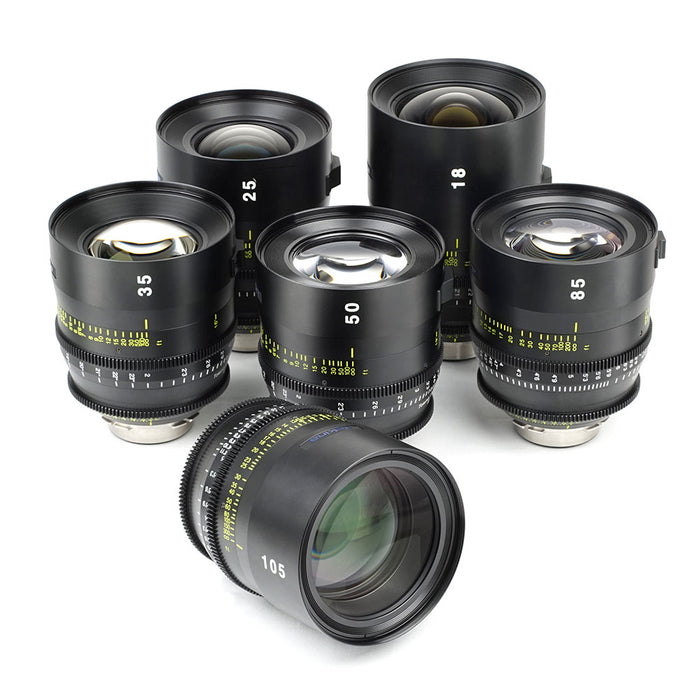 Tokina Cinema 6-Lens Kit A PL Mount (18mm, 25mm, 35mm, 50mm, 85mm, 105mm)