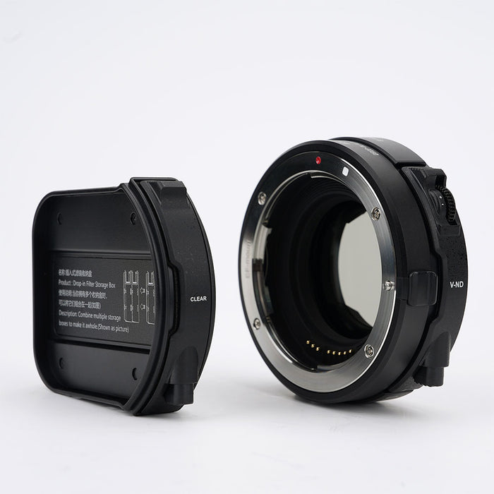 Meike Drop-In Filter Mount Adapter with VND & Clear Filters (L-Mount to EF)