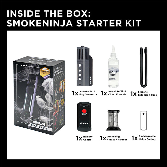 PMI SmokeNINJA Theatrical Fog Generator Starter Kit PMI SmokeNINJA Theatrical Fog Generator Starter Kit