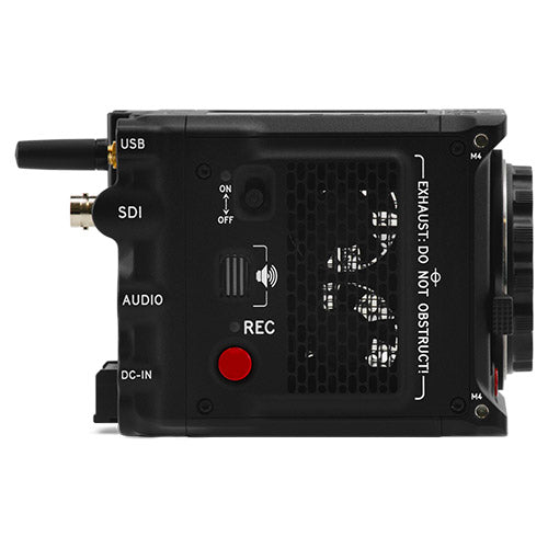 RED DIGITAL CINEMA KOMODO-X 6K Cinema Camera (Canon RF, Black) with Hot Rod Cameras PL to RF Mount Adapter (Mark II)