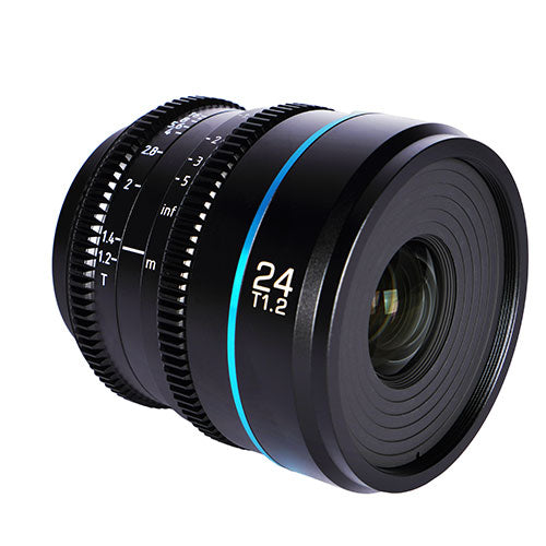 Sirui Nightwalker Series 24mm T1.2 S35 Manual Focus Cine Lens (E Mount, Gun Metal)