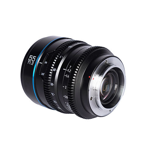 Sirui Nightwalker Series 55mm T1.2 S35 Manual Focus Cine Lens (MFT Mount, Gun Metal)