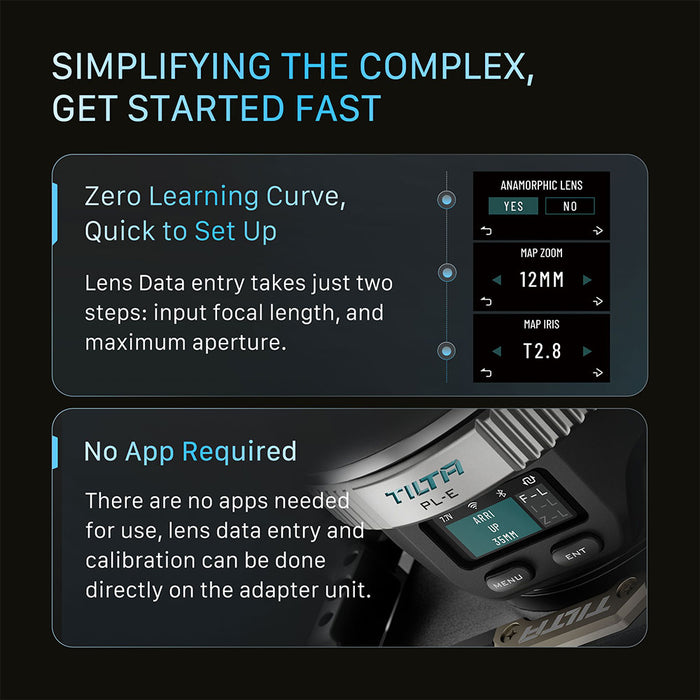 Tilta Nucleus Autofocus Adapter Base Kit (Sony E to ARRI PL)