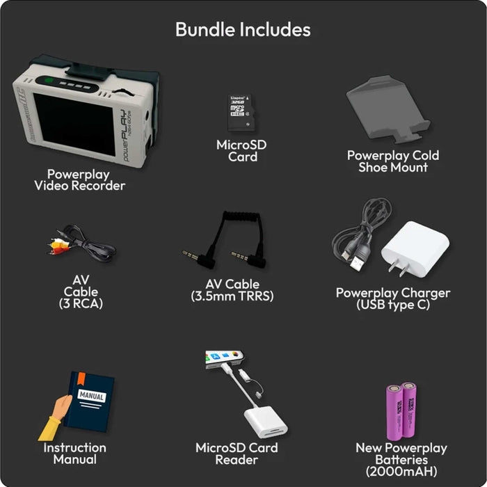 Y2Kamera Sony Handycam HC MiniDV Tapeless Camcorder Kit with PowerPlay DVR & Custom Camera Setup