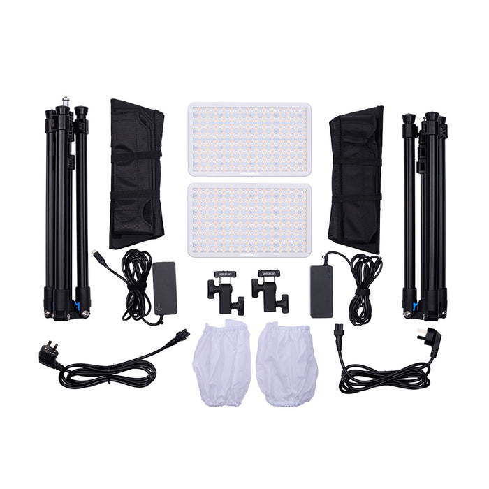 amaran Pano 60c RGB COB Mobile Light Panel (2-Light Kit, White)