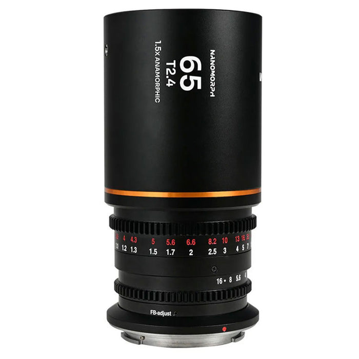 Venus Optics Laowa Nanomorph 65mm T2.4 1.5X S35 Cine Lens (Amber, Nikon Z)