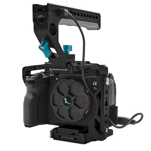 Kondor Blue Cage with Start/Stop Trigger Handle for Sony a1 & a7 Series (Raven Black)