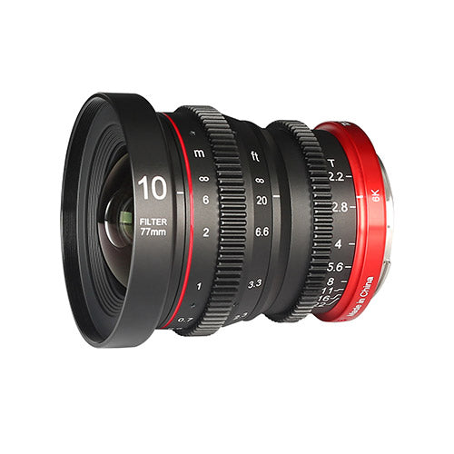 Meike Super35 Cinema Prime 10mm T2.2 Lens (RF Mount)