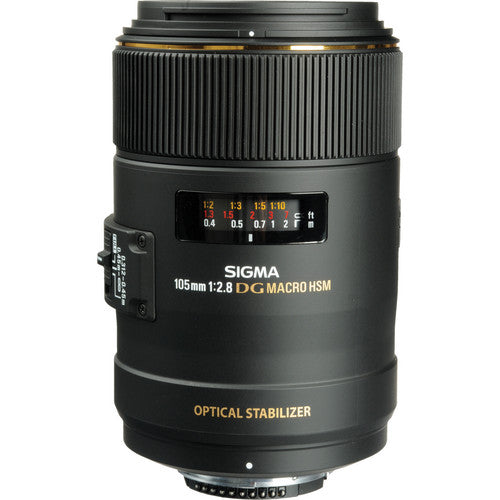 Sigma 105mm f/2.8 EX DG OS HSM Macro Lens for Nikon AF Cameras