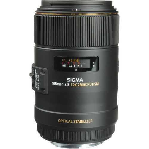 Sigma 105mm f/2.8 EX DG OS HSM Macro Lens for Canon EOS Cameras