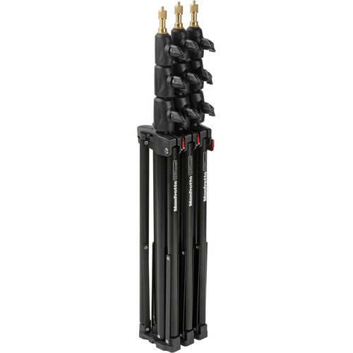 Manfrotto Alu Mini Compact Air-Cushioned Stand Quick Stack 3-Pack (Black, 7')