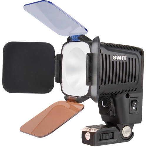 SWIT S-2041C Chip-Array LED On-Camera Light with Canon BP-945/970G Battery Plate