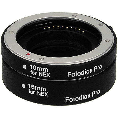 FotodioxPro Automatic Macro Extension Tube Kit for Sony NEX E-Mount Camera