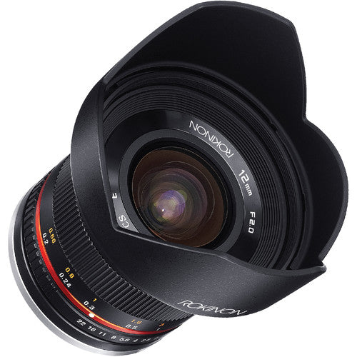 Rokinon 12mm f/2.0 NCS CS Lens for Sony E-Mount (Black)