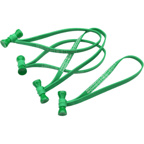 BongoTies Standard 5" Elastic Cable Ties (10 Pack) - Green