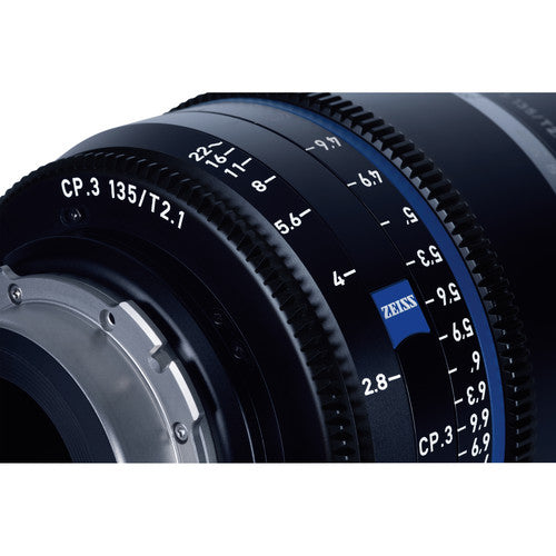 Zeiss CP.3 135mm T2.1 Compact Prime Lens (Sony E Mount)