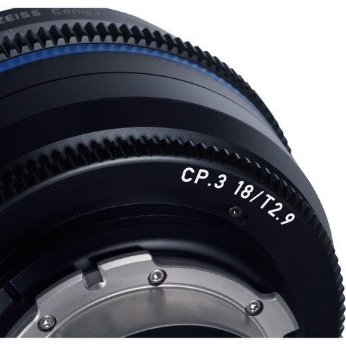 Zeiss CP.3 18mm T2.9 Compact Prime Lens (ARRI PL Mount)