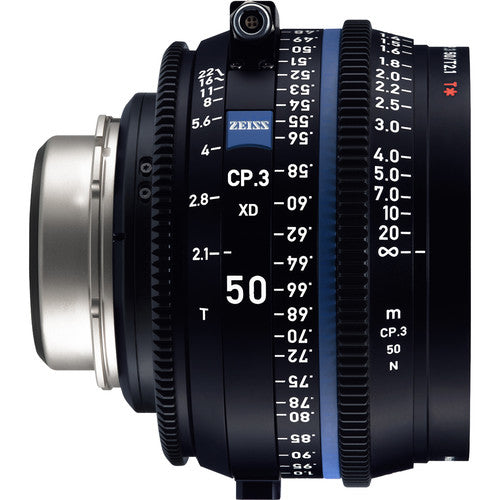 Zeiss CP.3 XD 50mm T2.1 Compact Prime Lens (ARRI PL Mount)
