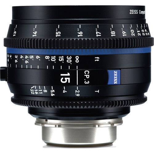 Zeiss CP.3 15mm T2.9 Compact Prime Lens (Canon EF Mount)