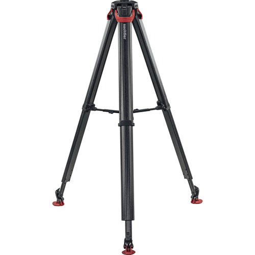 Sachtler Flowtech 75 MS Carbon Fiber Tripod with Mid-Level Spreader and Rubber Feet