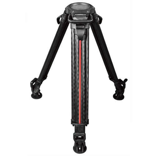 Cartoni Focus 22 Tripod System with 2-Stage Aluminum Legs, Mid-Level Spreader, and Bag