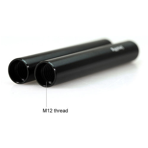 SmallRig 15mm Aluminum Rod (Pair, Black, 4")