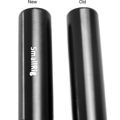 SmallRig 15mm Aluminum Rod (Pair, Black, 4")