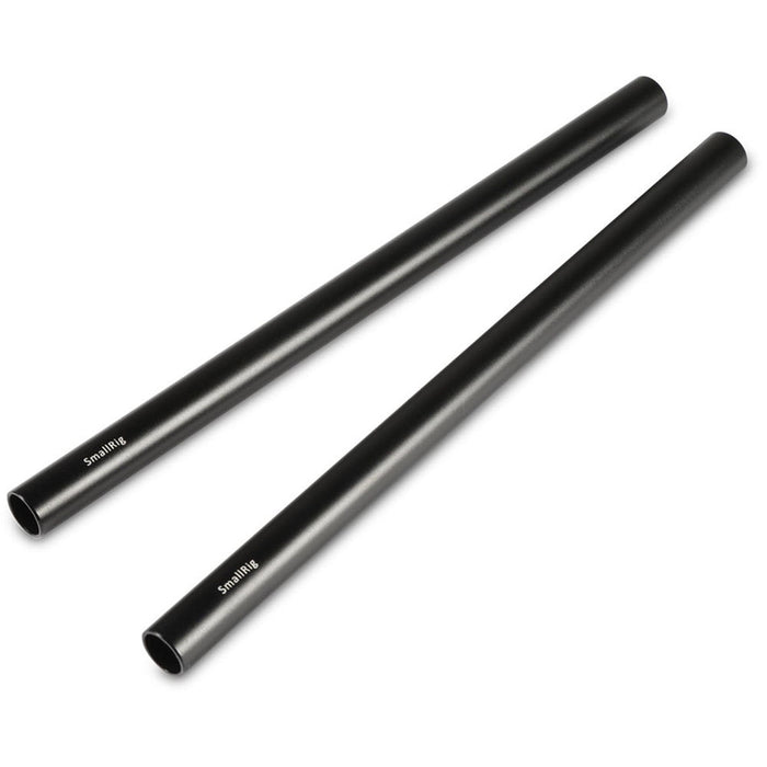 SmallRig 15mm Aluminum Rod (Pair, Black, 10